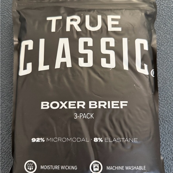 True Classic Other - True Classic Boxer Brief 3-Pack - Black - Large
